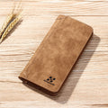 محفظة رجالية طولية (Long Wallet) من ماركة هينجشينج (Hengsheng)، وتتميز بتصميمها الشبابي على النمط الكوري الحديث، ومظهرها الكلاسيكي المطفأ (Frosted Leather) الذي يشبه الجلد المخملي